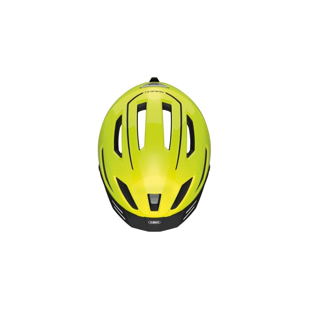 ABUS Casco da città Pedelec 2.0 - Casco da bicicletta con luce posteriore e cappuccio antipioggia - Per il traffico urbano - Per donne e uomini