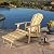 Christopher Knight Home Hayle Reclining Wood Adirondack Chair with Footrest, Natural Stained