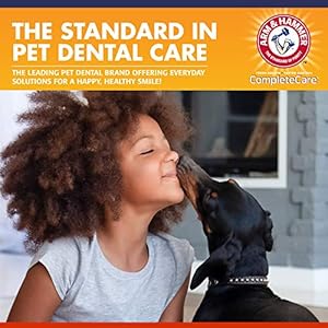 Arm & Hammer Complete Care Dog Dental Kit | 2.5 oz Chicken Flavor Enzymatic Dog Toothpaste, Toothbrush, & Finger Brush | Baking Soda Enhanced Formula for Fresh Breath and Tartar Control