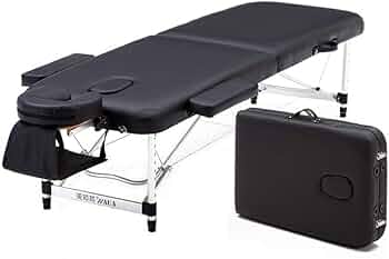 折りたたみ　マッサージベッド　長さ185×幅70×高さ51〜83センチ　状態綺麗 木製 折りたたみ マッサージベッド (有孔) 長さ185×幅70×高さ51～83cm