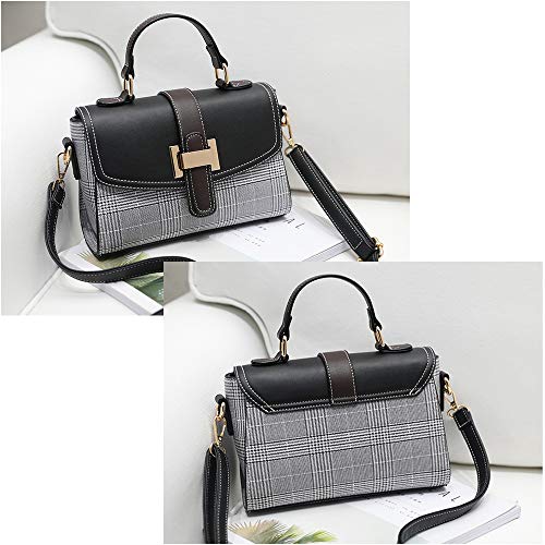 zhongningyifeng Crossbody Purse for Women Shoulder Bag PU Leather Waterproof Retro Fashion Handbag Small2