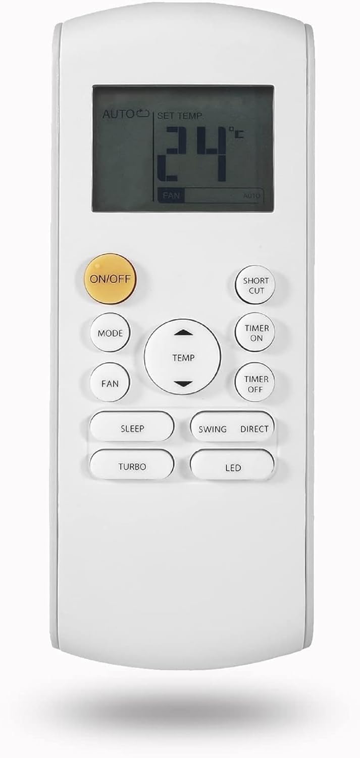 Remote Control Compatible for Onida AC | Remote No. AC-184-OND - Please Match The Image with Your Old Remote Before Placing The Order (White)-image-23