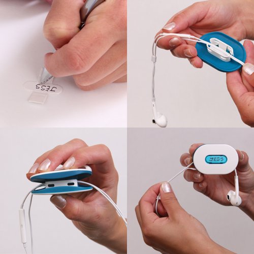 Dotz Wrapid Earbud Wrap For Cord And Cable Management, Emerald Green (Wid36M-Ce) #TOP5