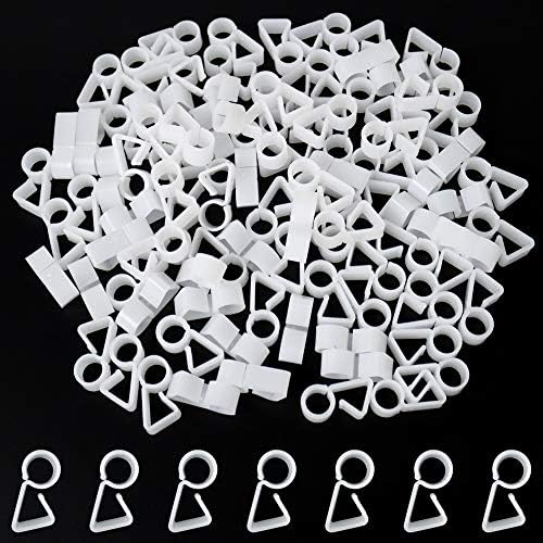Vikdio 60 Pcs Black Gutter Hooks for Securing Outdoor String Lights