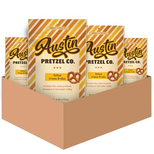 Salted Crème Brûlée Pretzels – 6 Oz Sweet & Salty