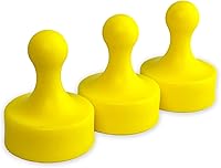 Vista 6 de GLASSBOARD STUDIO Potentes imanes de neodimio, en forma de peón, fuerte imán para nevera/refrigerador y pizarra blanca, ideal para oficina, cocina