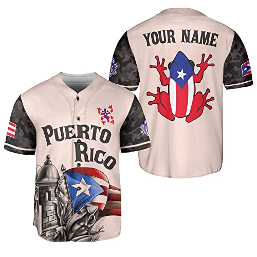 Puerto Rico Baseball Jersey for Men