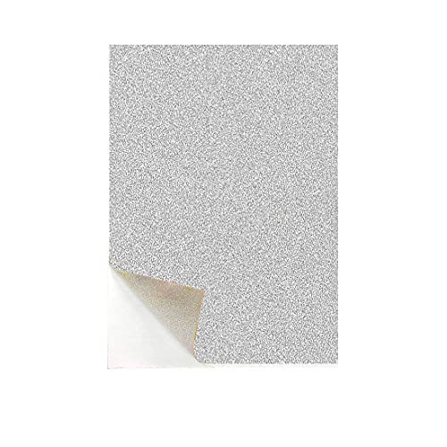 Papier adhésif A4 brillant argenté arc-en-ciel effet paillettes anti-gaspillage