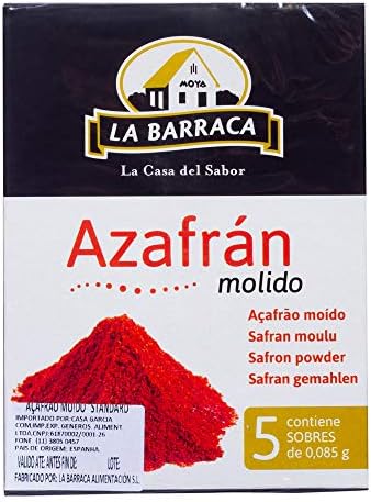 Azafrán Molido La Barraca 5 Sobres 0,425g