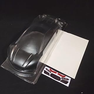 SANTAIZI 1/10 RC Body Xtreme Twister Clear LEXAN PC Shell Width 190mm for Drift Onroad Touring Cars Competition Level Racing ï¼ˆ0.8mm Thick Versionï¼‰