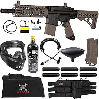 Maddog Tippmann TMC MAGFED Corporal CO2 Paintball Gun Starter Package - Tan