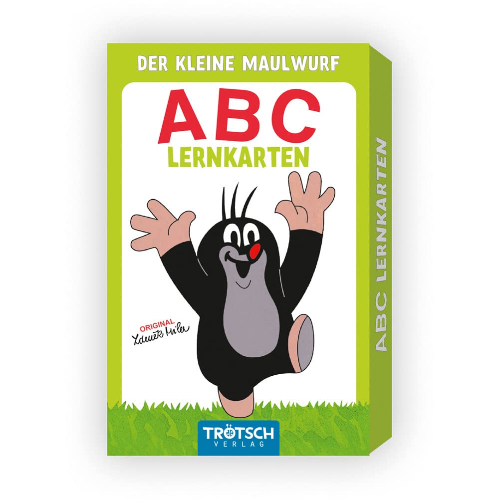 Trötsch Der kleine Maulwurf Kartenset ABC Lernkarten: Übungskarten Lernspiel Vorschule Grundschule