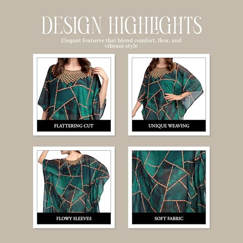 Kaftan Dresses for Women Plus Size – Beach Caftan V Neck Swimsuit Cover Ups Swimwear | Casual Mumu Moomoo Loungewear4