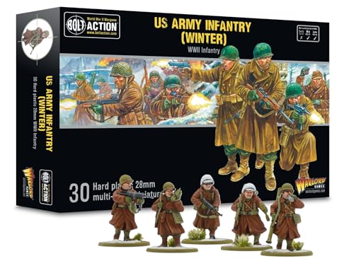 Infanterie US hiver figurines 28mm pour vos soirées jeu de table WWII