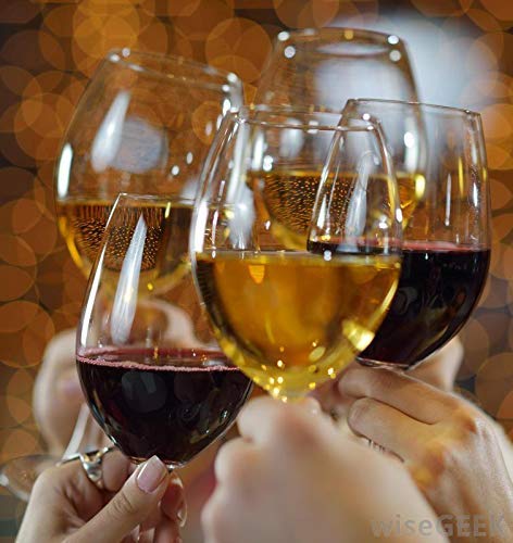 MZP Italin Premium Luxury Wine Glass Stylist Clear Wine, Crystal Wine Glass, 450 ml Set of 10 Pcs (450 ml, 10) 4
