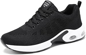 Women Walking Shoes Sport Athletic Sneakers， Women Casual Breathable Running Shoes Gym Tennis Slip On Comfortable Lightweight Shoes