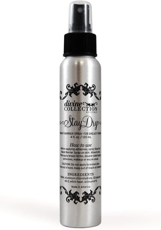 Divine Collection Breast Form/Wig Stay Dry Sweat Barrier Spray 4 oz.