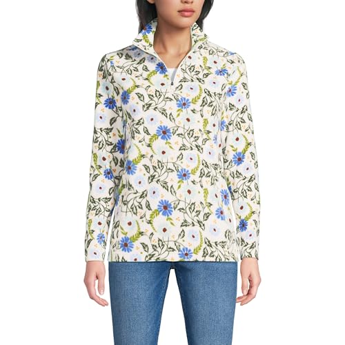 Image of Lands' End Anyweather Fleece Quarter Zip Pullover