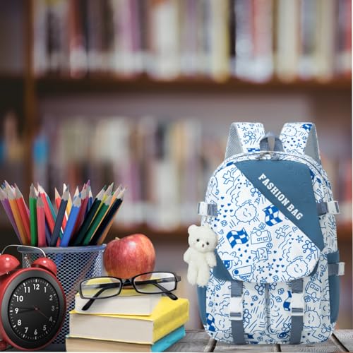 Image of Tinytot 30 Litre Japanese Korean Style School Bag Water-Resistant Laptop & Travel Backpack - Unisex Large 18 Inches Multipurpose Student Backpack for Boys & Girls, Men & Women
