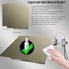 184x184mm Double Sided Flexible PEI Honeycomb Sheet, Smooth Honeycomb+Square Surface for Bambu Lab A1 Mini 3D Printer, 3D Printer PEI Plate Removable Platform.