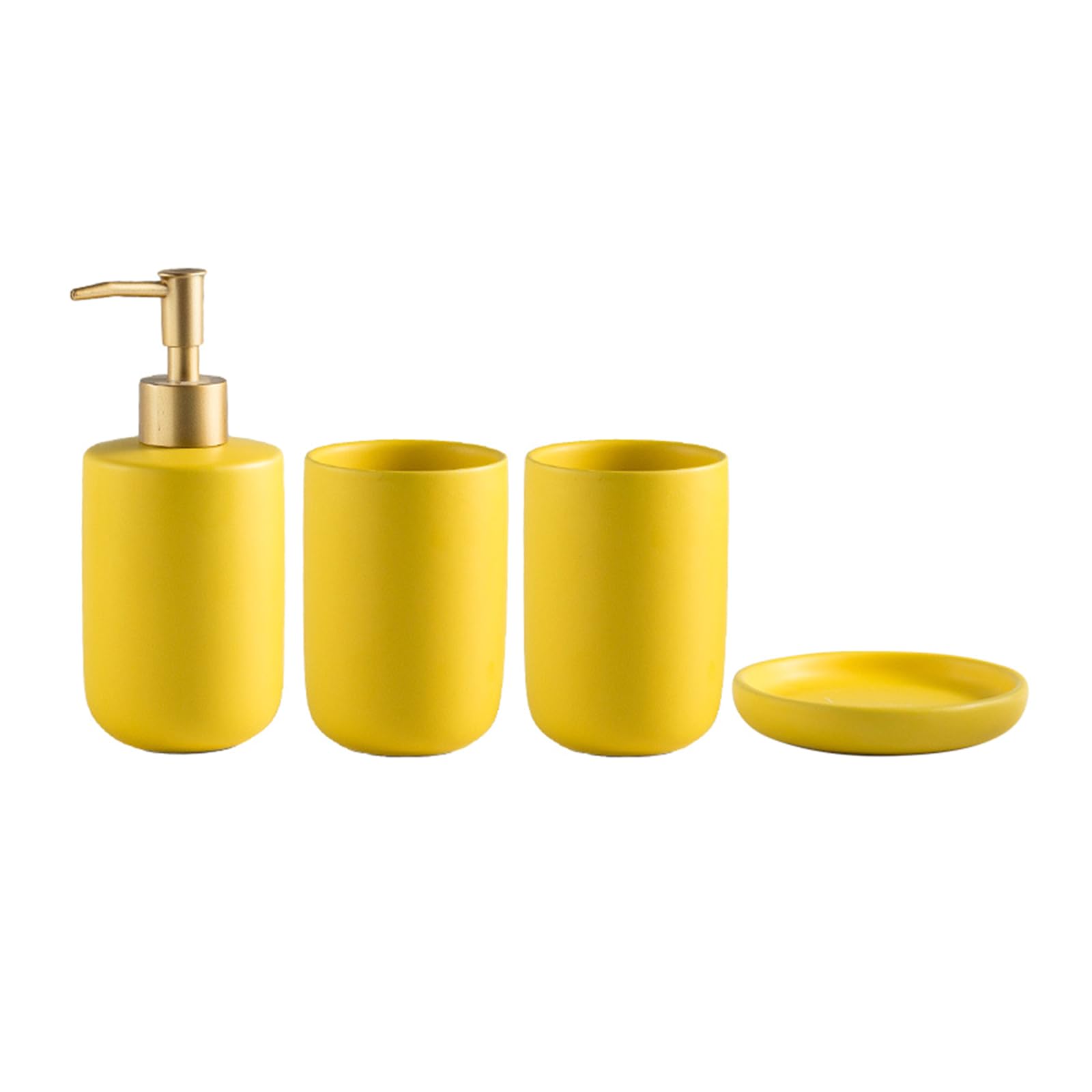 Bathroom Accessories Set Lotion Soap Dispenser Toothbrush Holder Soap Box for Decor Bathroom Countertop Vanity Organizer Accessory Set Toothbrush Holder Vanity Tray Counter Qtip Dispenser Tray