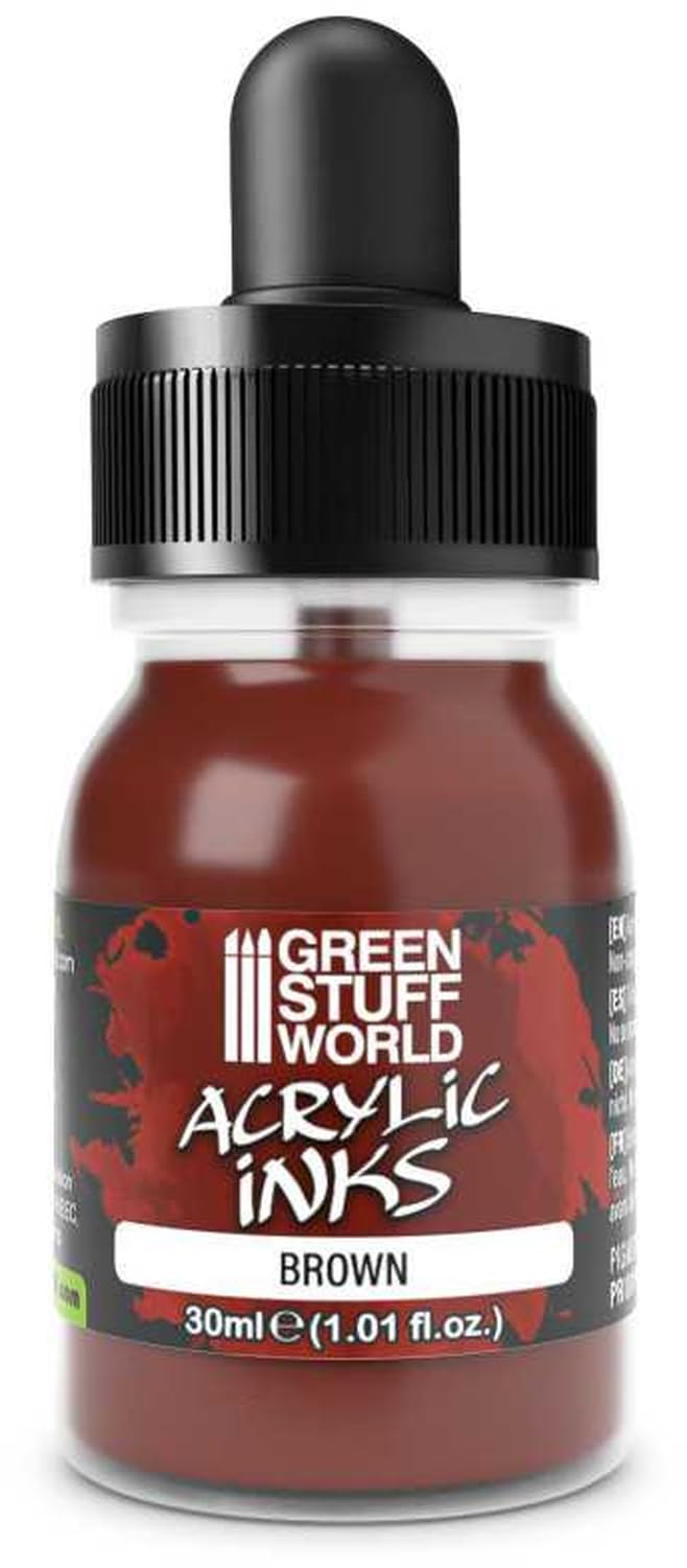 Green Stuff World Brown Opaque Acrylic Inks 30Ml