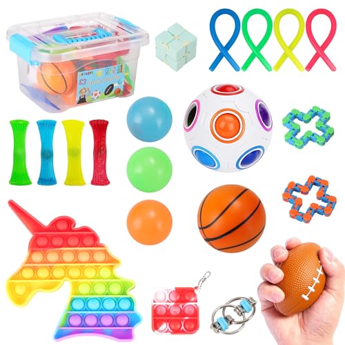 AceLife Unicorn Sensory Fidget Toys, 23Pcs Sensorische Fidget Spielzeug Set...