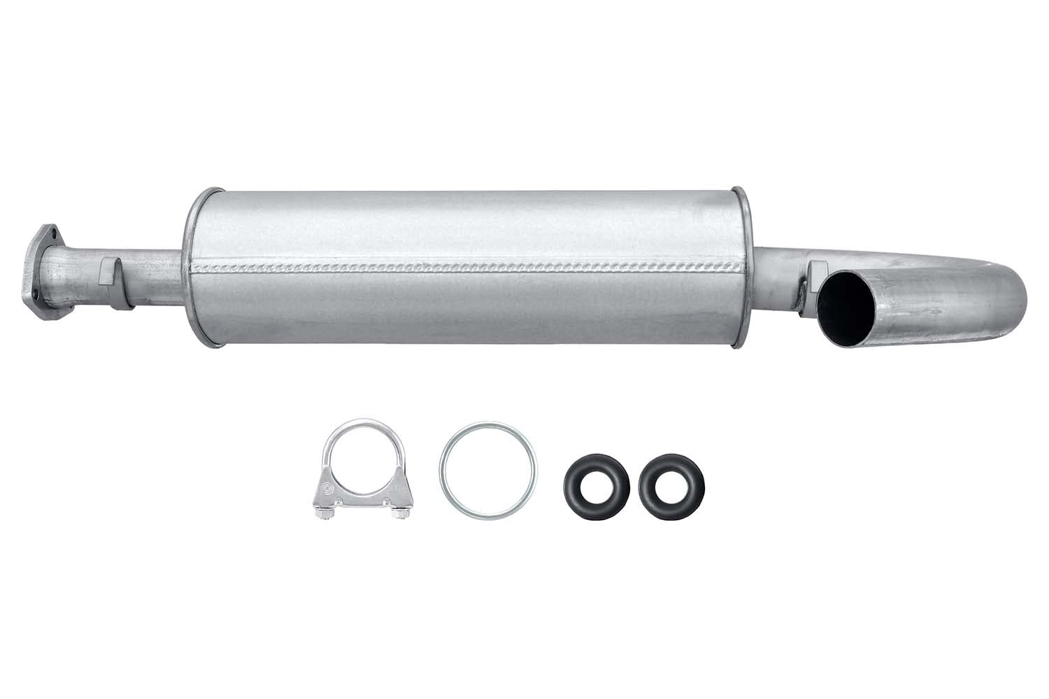 HELLA 8LC 366 023-421 silenciador del medio - Easy2Fit® Kit - centro - 1 pieza - Juego con accesorios de montaje