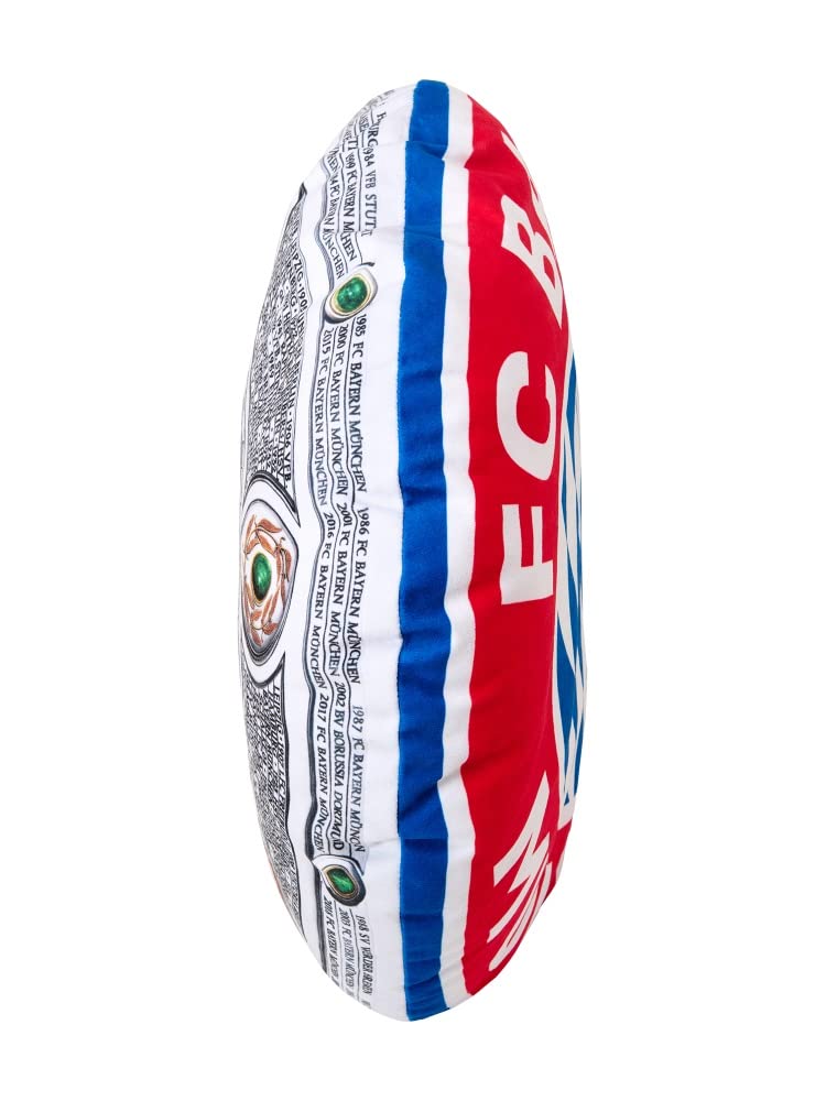 FC Bayern München Rundkissen - Rekordmeister - FCB Dekokissen Logo Kissen