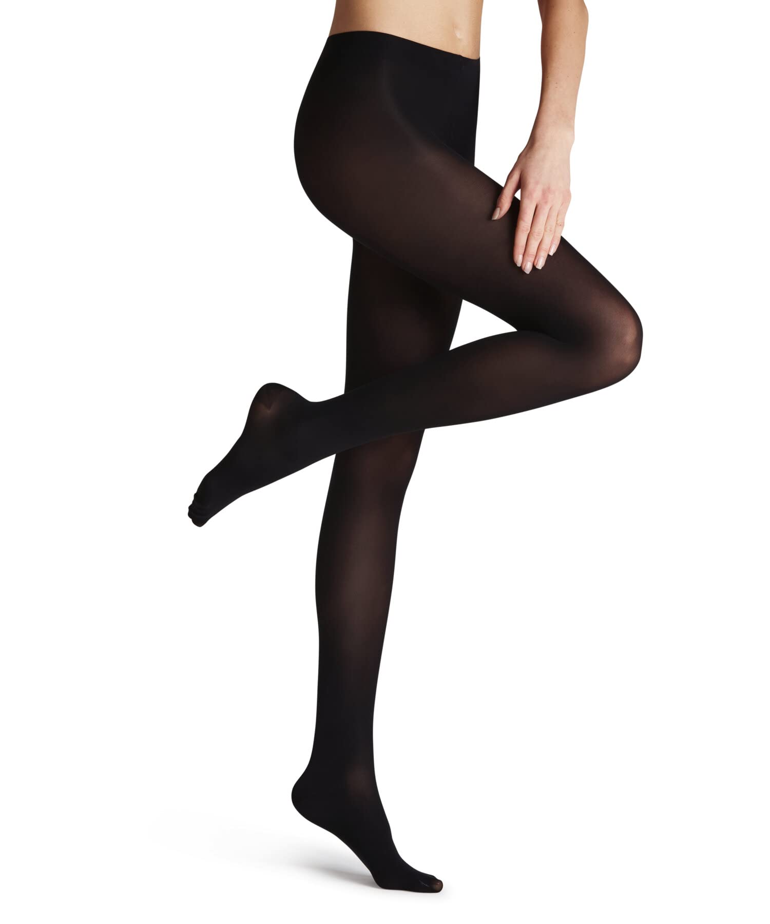 Falke Women's Black 3009 Vitalize 40 Den W Ti Semi-Opaque With Compression 1 Pair Tights, M