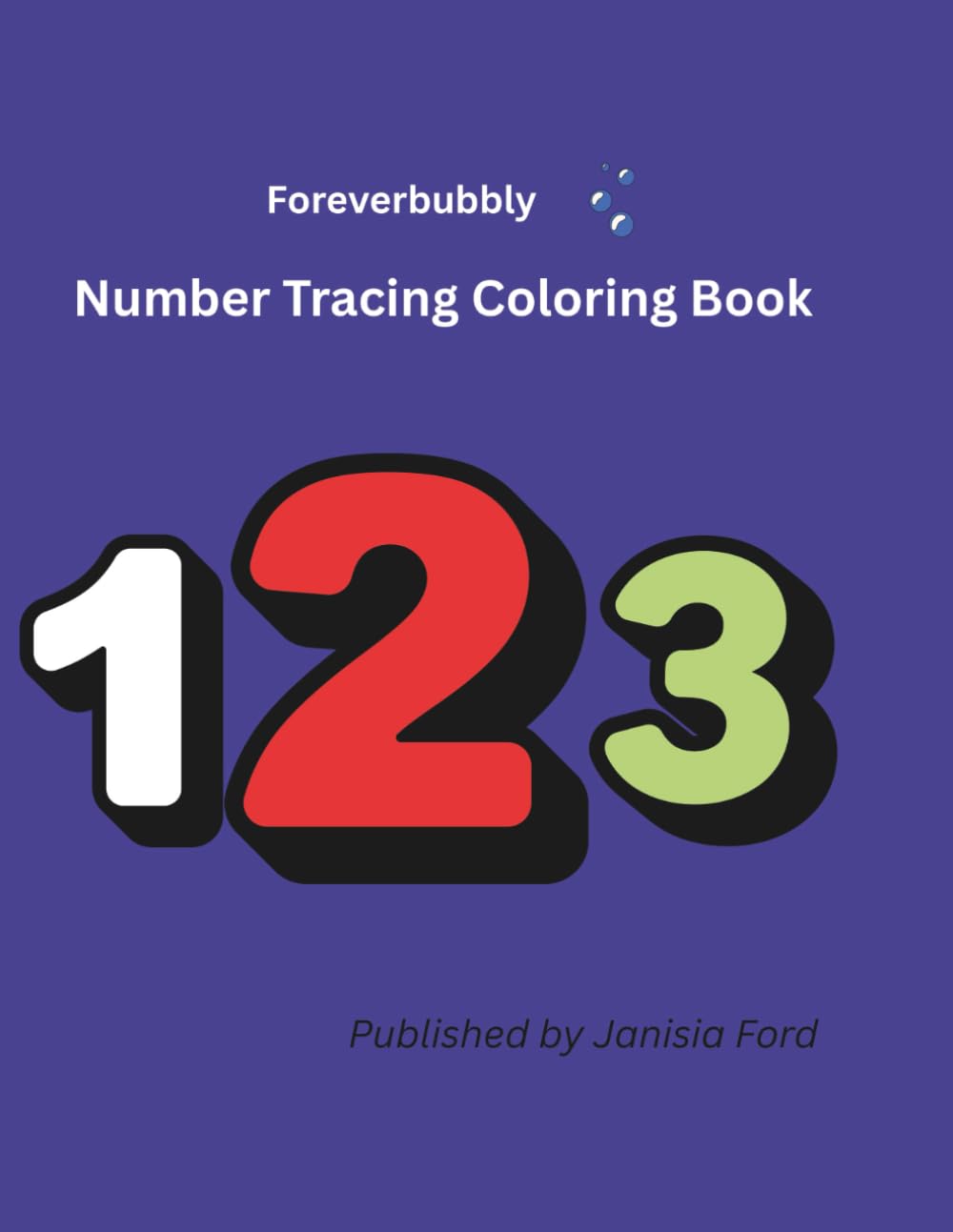Number Tracing Coloring Book