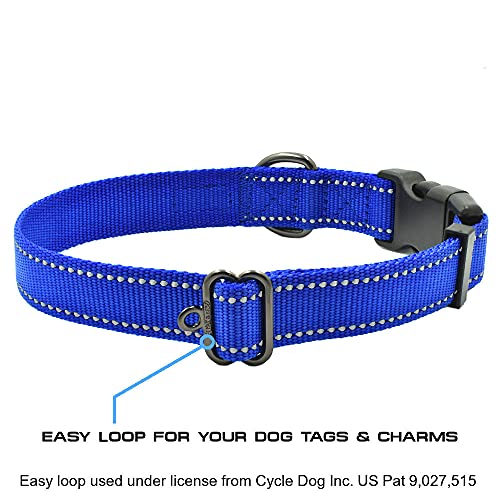 Image of Max and Neo Patterned NEO Dog Collar - We Donate a Collar to a Dog Rescue for Every Collar Sold (Medium, Life is Better with Dogs)