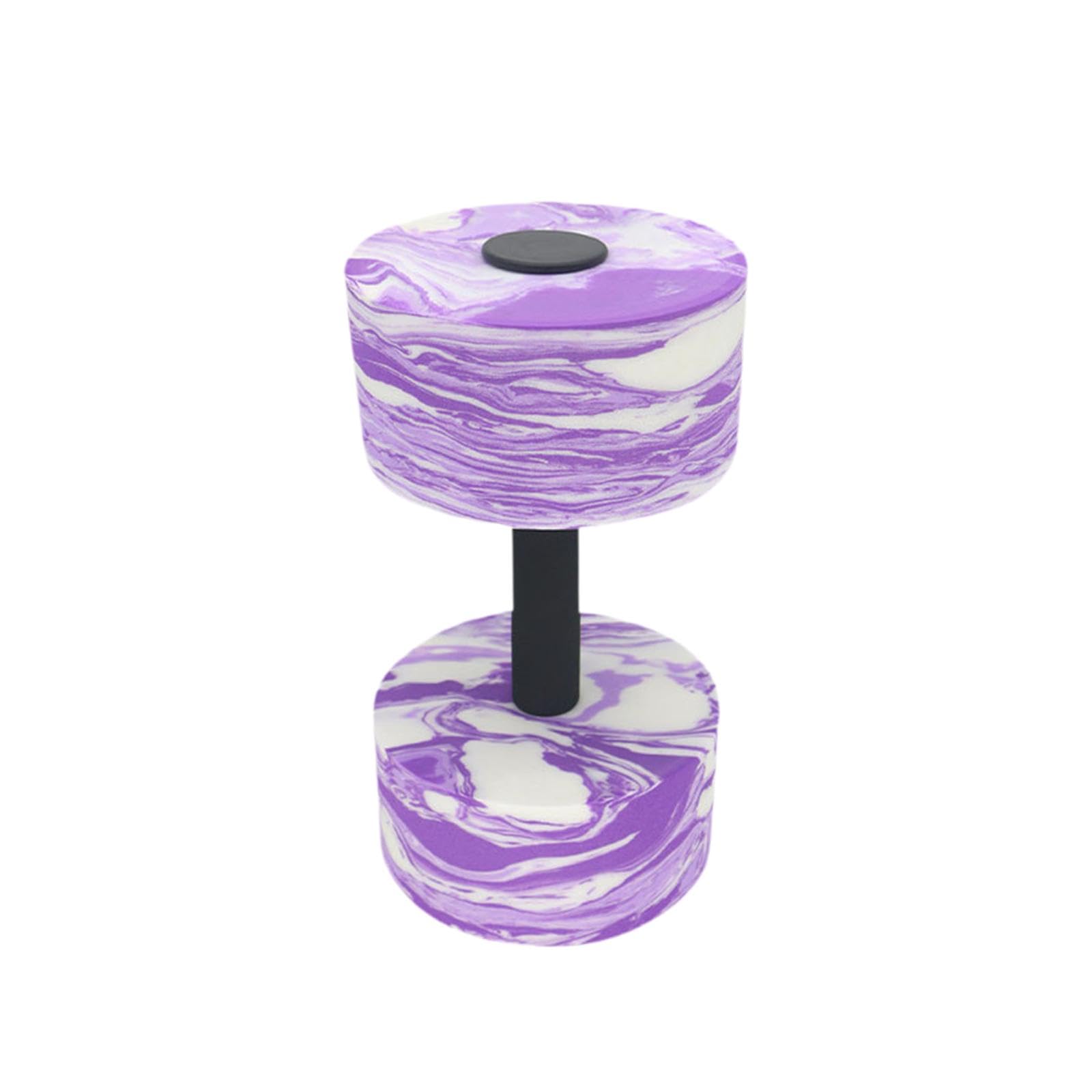Colaxi Pool Exercise Dumbbell Water Exercise Water Sports Fitness Tool Barbells Water Aerobic EVA Foam Dumbbell for Adults Kids, violet white
