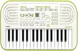Teclado Infantil Casio SA-50H2 32 Teclas Portátil Branco