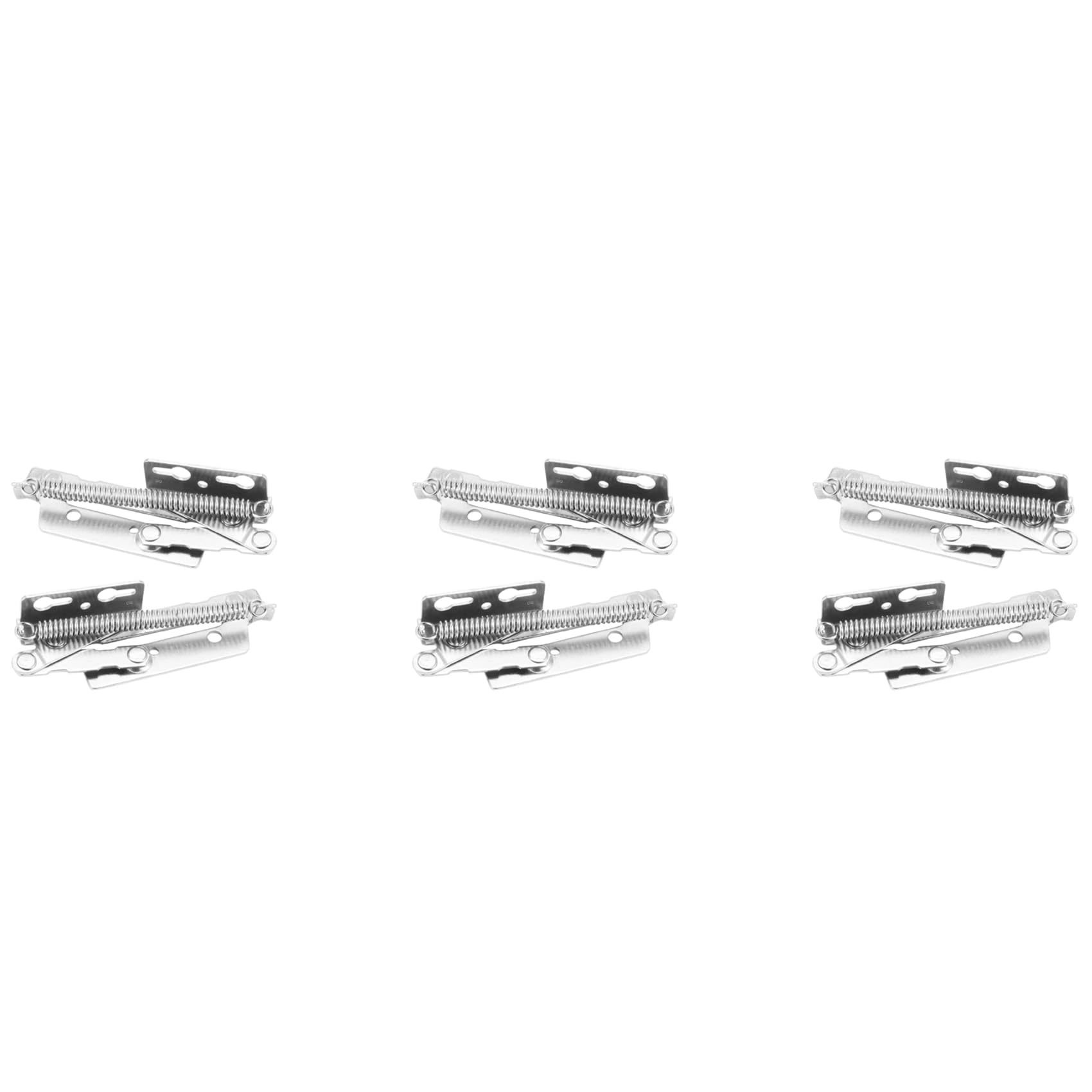 Jnchdghwa 6X 80 Degree Sprung Hinges Cabinet Door Lift Up Stay Flap Top Support Cupboard Kitchen