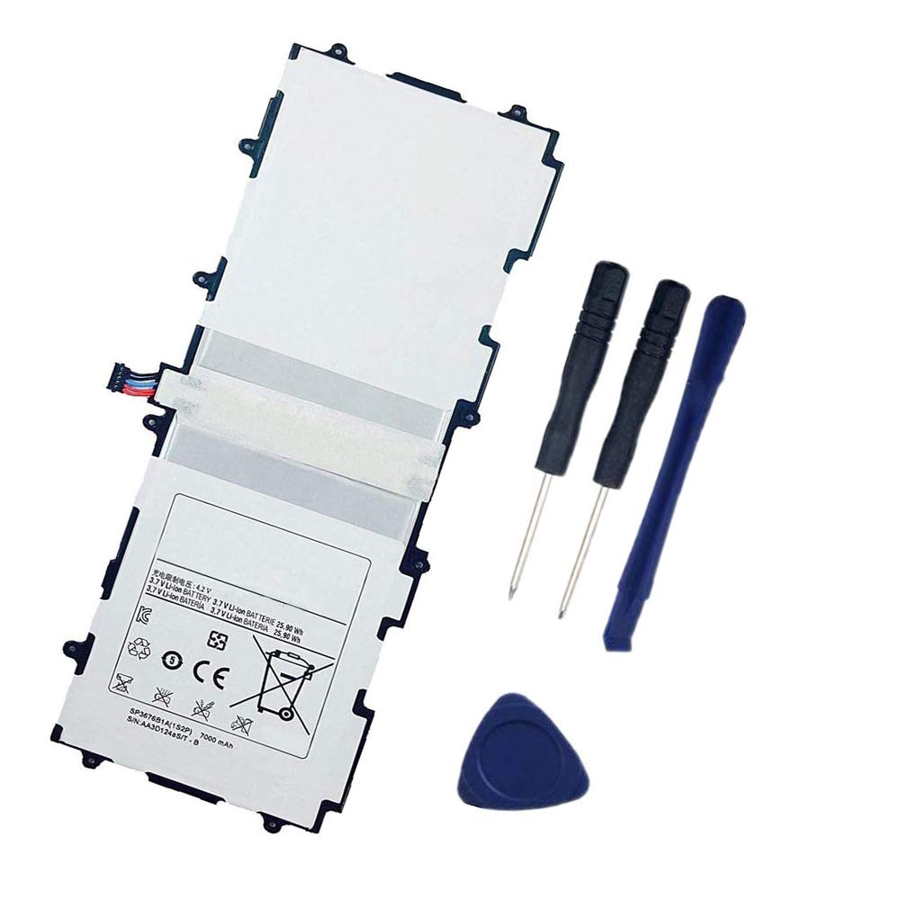 Powerforlaptop Replacement Battery Compatible with Samsung Galaxy Tab 2 10.1 SGH-I497 SGH-I497 SPH-P500 GT-P5100 GT-P5110 GT-P5113 GT-P5113TS GT-P5113ZWYXAR with Repair Tools (3.7V,7000mAh)