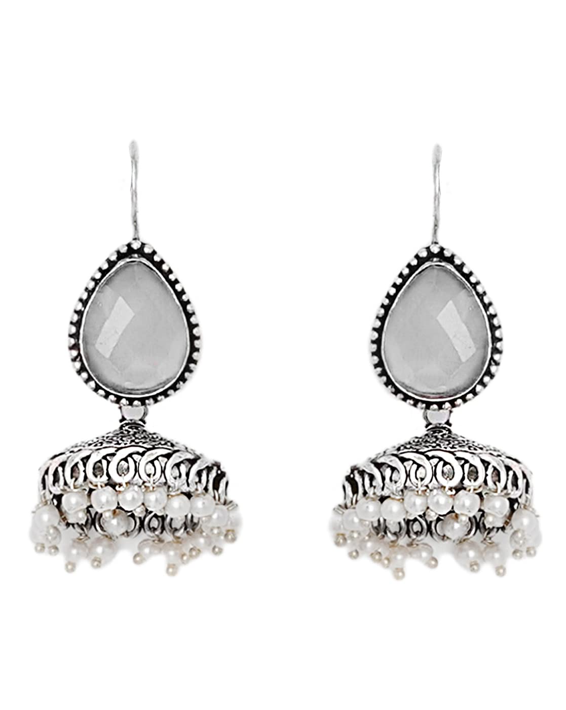 See full amazon price history chart for Teejh Sahasra White Stone Silver Oxidised Earrings For Women Teejh Sahasra White Stone Silver Oxidised Earrings For Women (B09J53GYCJ) Amazon Price History, Amazon Price Tracker