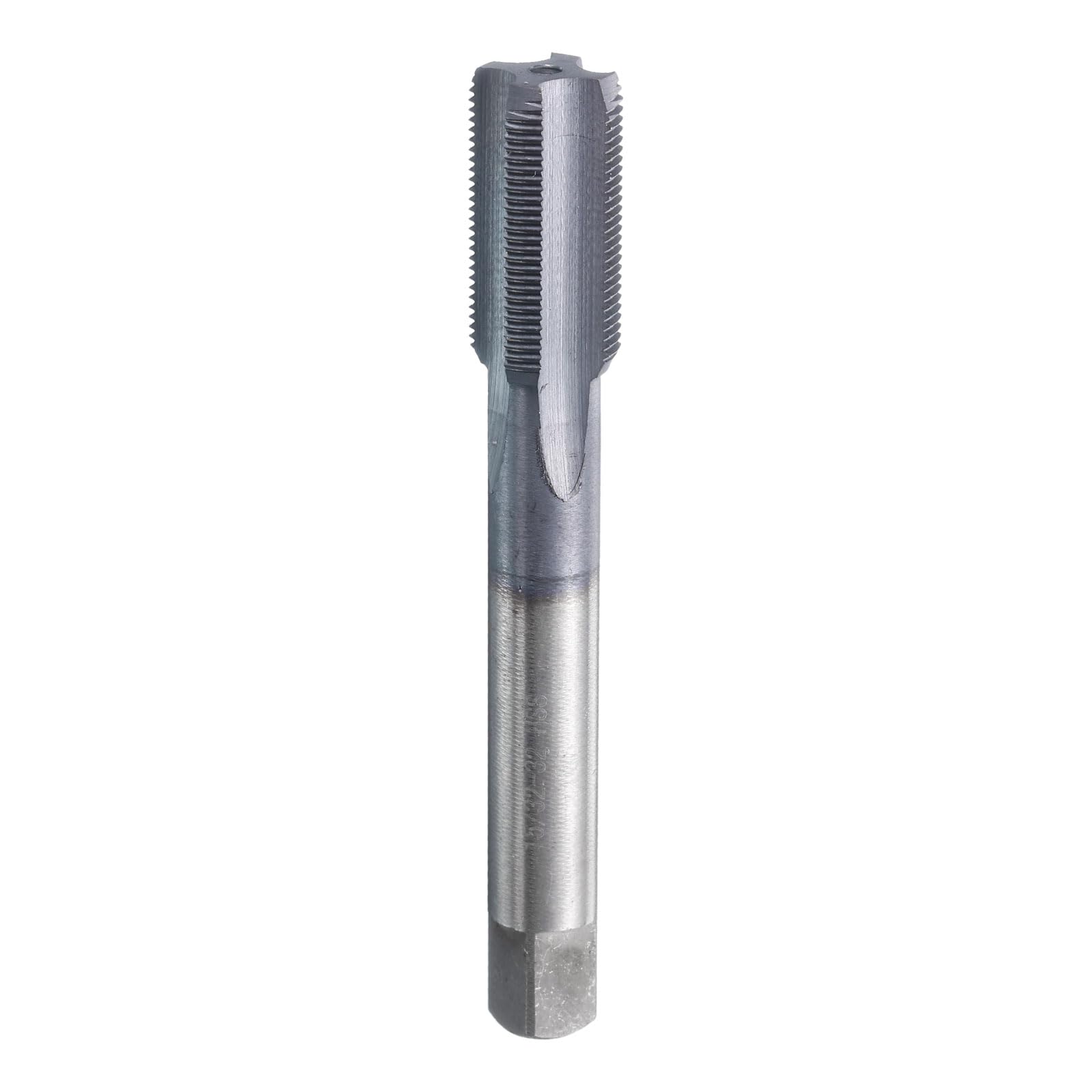HARFINGTON 15/32"-32 UNS Thread Tap 6542 Cobalt High-Speed Steel TiCN Coated Plug Tap Right Hand Flat Head 4 Straight Flutes Screw Threading Hand Tap
