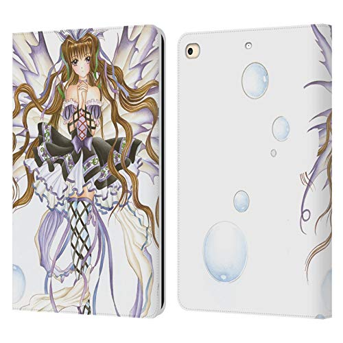 Étui Portefeuille en Cuir iPad 9.7 2018 Housse Protection Fées