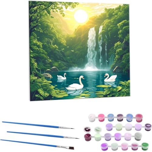 ̔ G Paint by Numbers hG Lbg l ʂ肦 lphGLoXNtg  LoXA[g uVƃANG̋, ItBX CeA rO, ւ̃Mtg 60x60cm (t[