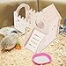 BESPORTBLE Hamster Maze House with Slide Multi Chamber Hideout for Animals Chew Hut Design Easy Hamsters Gerbils and Mice