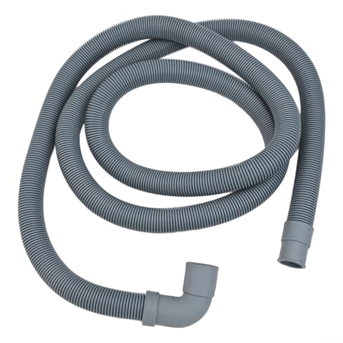 Oniissy Tuyau de vidange flexible de 1 m, 1,5 m, 2 m pour machine à laver et lave-vaisselle | Extension de tuyau d'évacuation | Pour coude : 22–23 mm |...