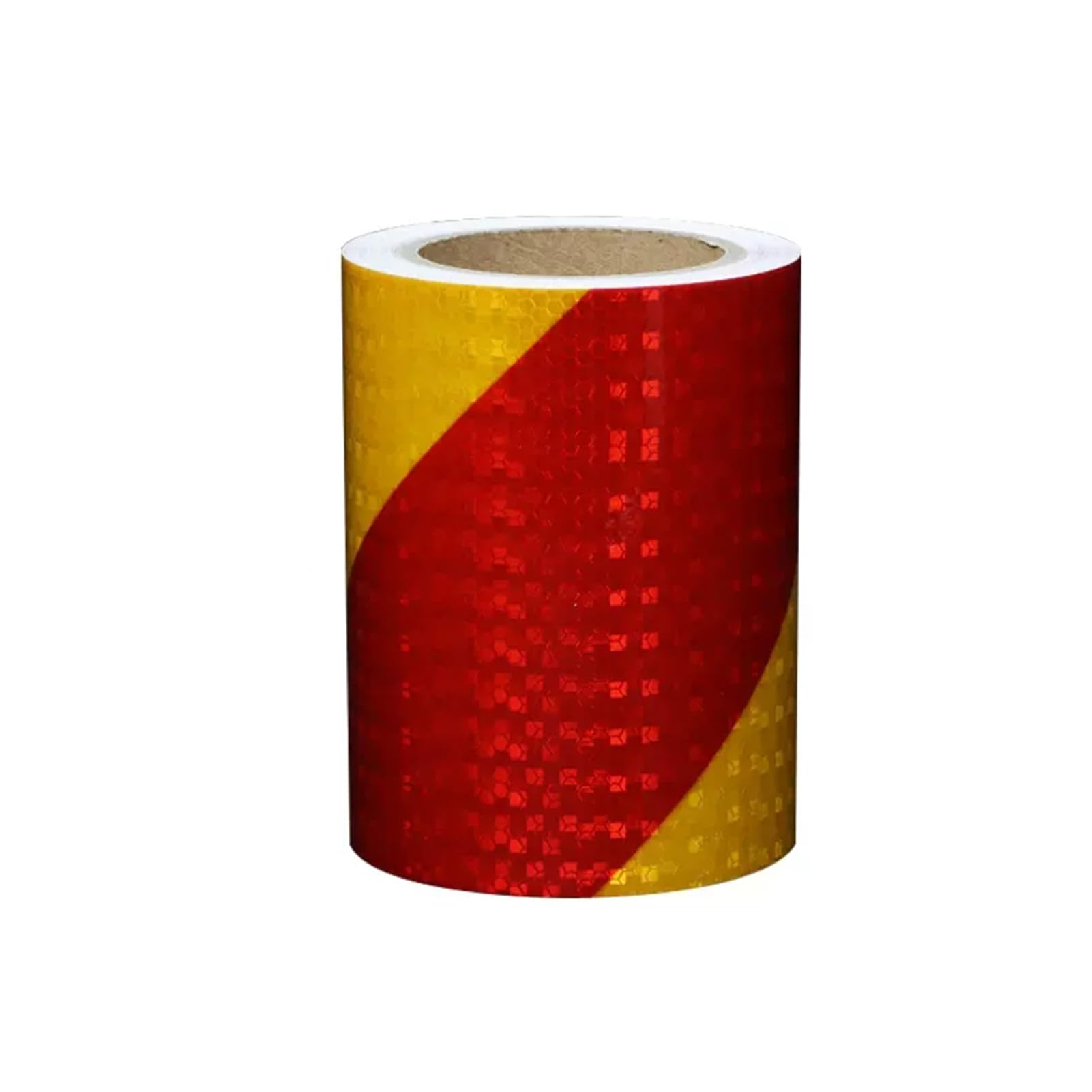 Cinta de Advertencia Peligro, Negro y Amarillo Cinta Reflectante Autoadhesiva Impermeable, Cinta de Barrera Seguridad Adhesivo, para Coche Camión Motocicleta Bicicleta,15cm x 10m