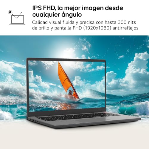 Portátil LG Gram Book 15U50U-G.AA55BN Intel Core Ultra 5-115U/ 16GB/ 512GB SSD/ 15"/ Win11