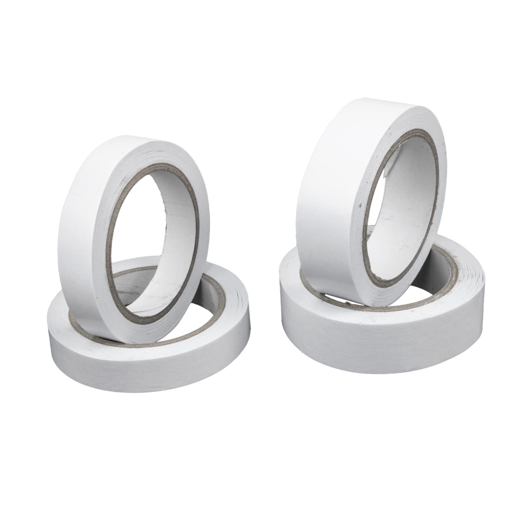 jojofuny 5 Set Nastro Biadesivo Viscosità Nastro Adesivo Multipurpose Per Casa E Ufficio Bianco Facile Leggero 4 * 5