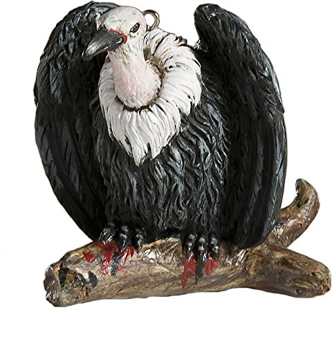 Deadly Vulture Horror Ornament - Scary Prop and Decoration for Halloween, Christmas, Parties and Events - By HorrorNaments