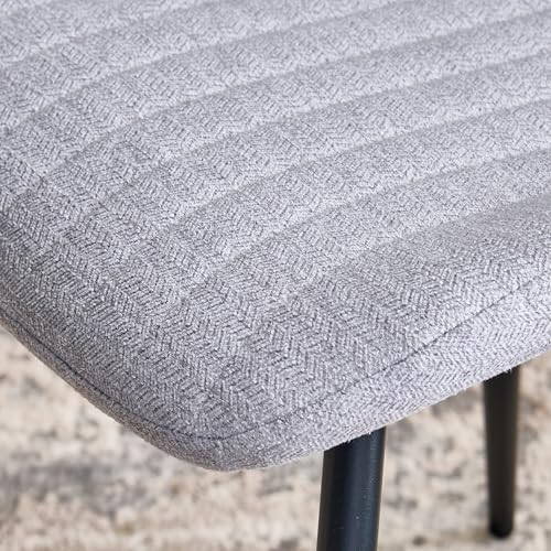 Image of Home Centre | Arcane Set Dining Chairs | Dining Chair for Home | Metal | Grey | 1 Year Warranty