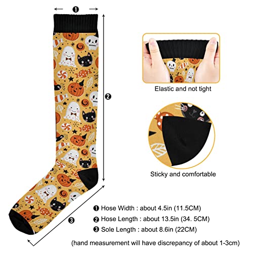 Image of Wusikd Cats Compression Socks for Women and Men Circulation Cute Long Socks for Athletic Running 1