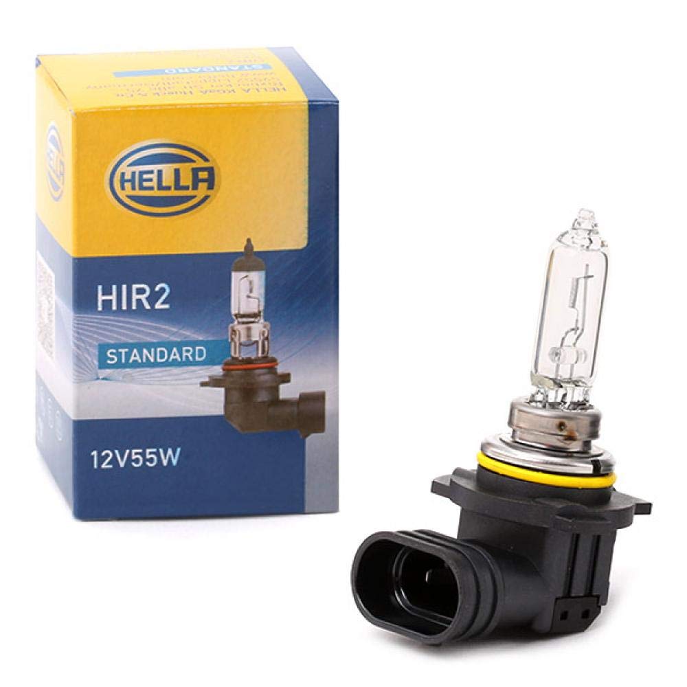 HELLA 8GH 009 319-001 Bulb - HIR2 - Standard - 12V - 55W - Socket Type: PX20d - Box - Quantity: 1