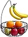 DecoBros Wire Fruit Tree Bowl with Banana Hanger, Bronze
